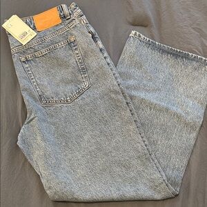 H&M Bleecker High Rise Wide Leg Jeans